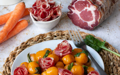 Gnocchi di carote e Coppa di Parma IGP