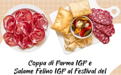 Salame Felino e Coppa di Parma rinnovano la collaborazione con il Festival del Prosciutto